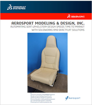 Automate Seat Upholstery Design With SOLIDWORKS and ExactFlat Solutions